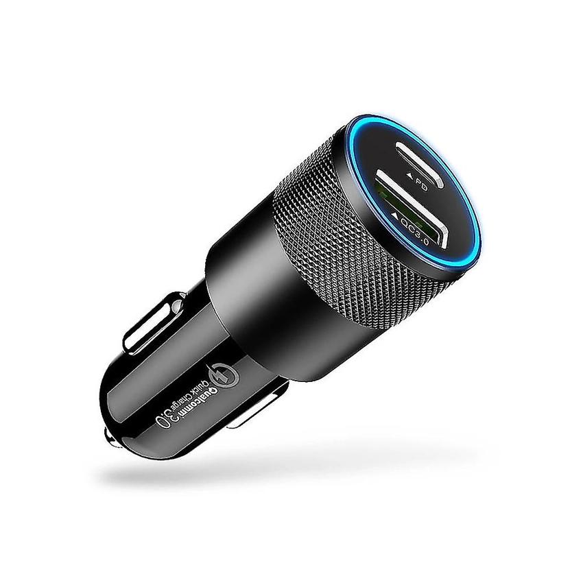 PD 38W Black Car Charger
