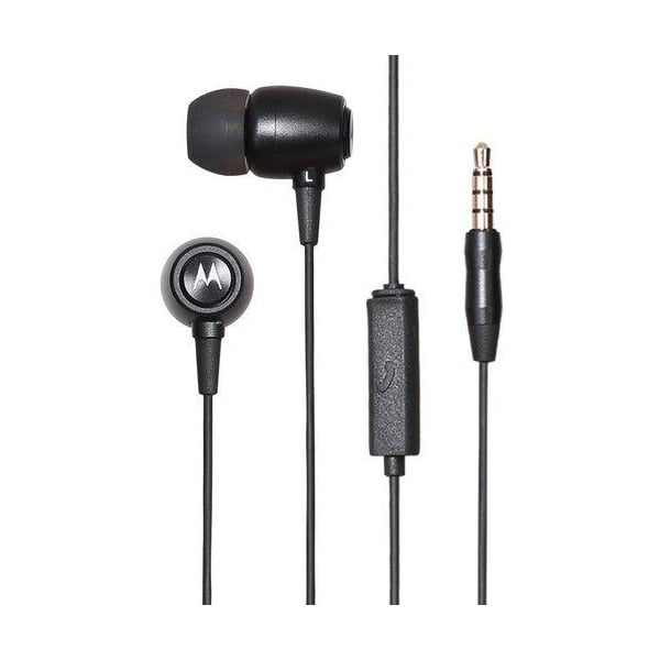 Motorola Earbuds Metal black with mic