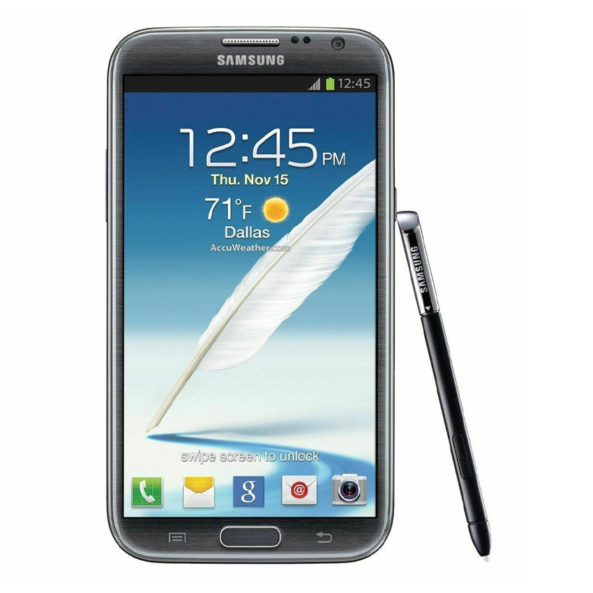Samsung Galaxy Note 2 Blue Front with s-Pen