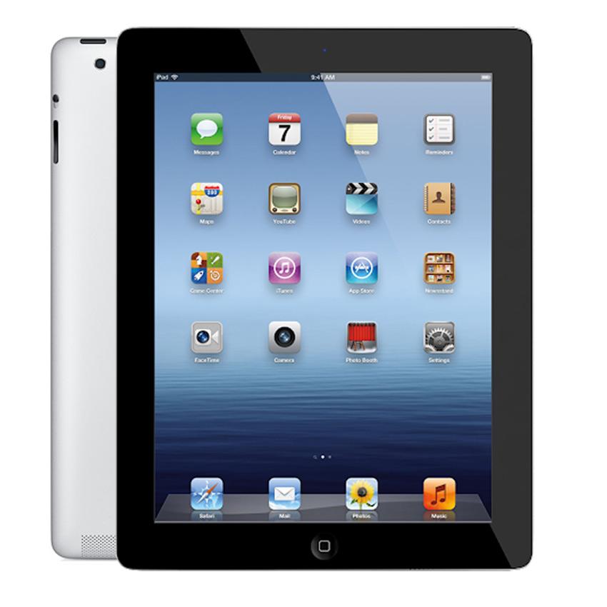Apple iPad 3 64GB Wi-Fi Black front bezel - Fonez