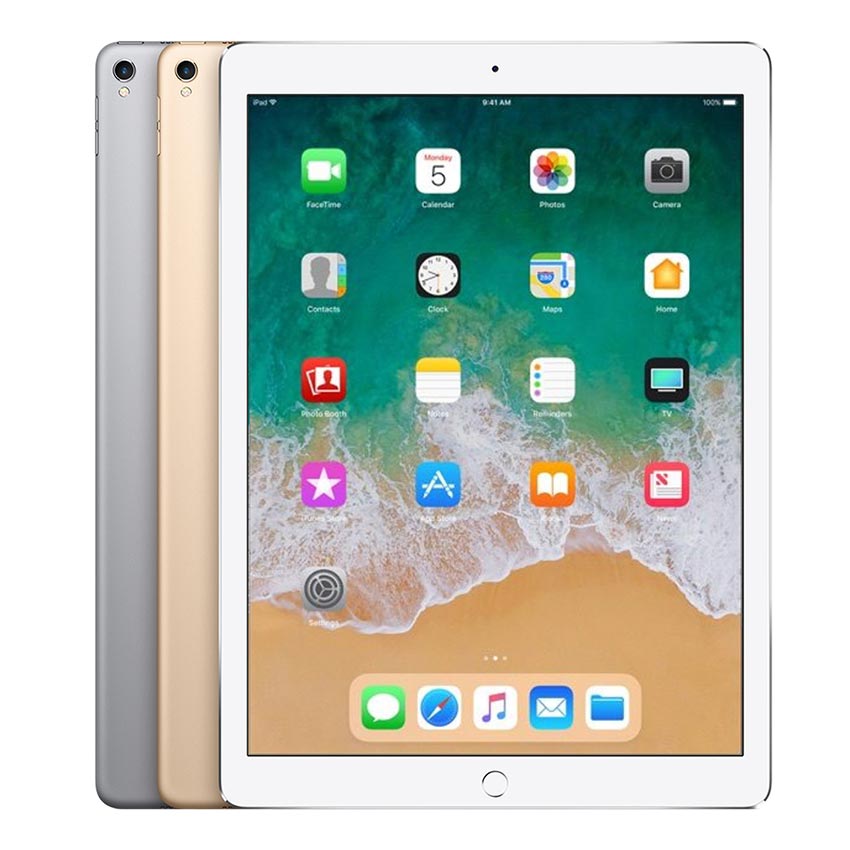 Apple iPad Pro 2nd gen 12.9" A1671 4G (Wi-Fi + Cellular) all colour with White front bezel The nano-SIM tray is on the right side on iPad Pro Wi-Fi + Cellular FaceTime HD camera and iSight camera with flash* Touch ID sensor in Home button - Fonez