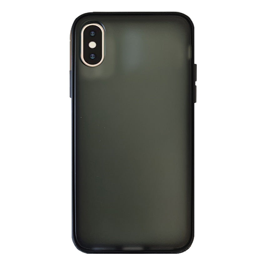 MoShadow Case for iPhone XS Max Black Back view With Phone